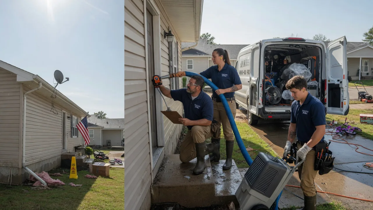 Ceiling Water Damage Restoration in Blanchard, LA near me